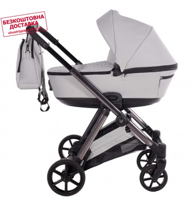 Детская коляска 2 в 1 Junama Space V3 Light grey 01