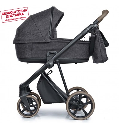 Детская коляска 2 в 1 Roan Ivi Vintage Collection Pixel Dark