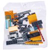 Конструктор ZIPP Toys "Поезд DPK32 с рельсами". Цвет: желтый