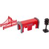 Игровой набор ZIPP Toys "Городской экспресс" 80 деталей. Красный