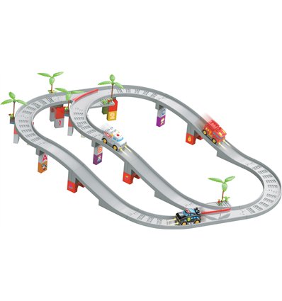 Игровой набор ZIPP Toys Электрический автотрек "Городские службы спасения" Модель 3