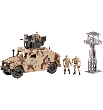 Игровой набор ZIPP Toys Военный внедорожник Хамви