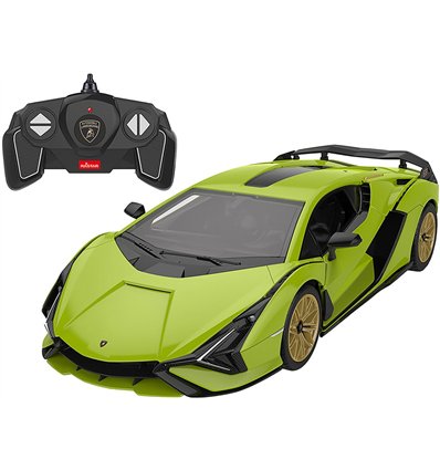 Машинка-конструктор Rastar Lamborghini Sian 1:18. Зеленый