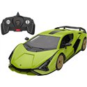 Машинка-конструктор Rastar Lamborghini Sian 1:18. Зеленый