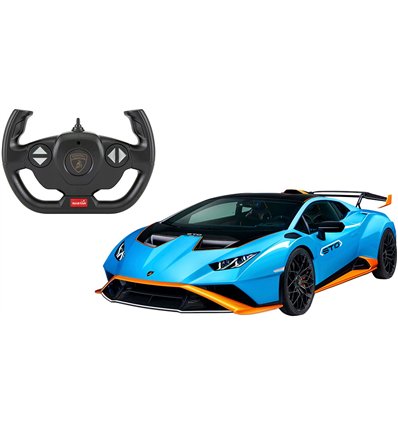 Машинка Rastar Lamborghini Huracan STO 1:14. Голубой