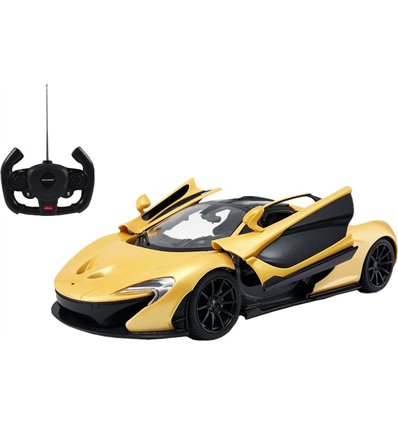 Машинка Rastar McLaren P1 на радиоуправлении. 1:14. Желтый