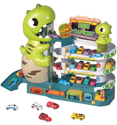 Игровой набор ZIPP Toys Dino паркинг электрический