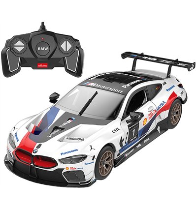 Машинка-конструктор Rastar BMW M8 GTE 1:18. Белый