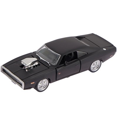 Машинка Rastar 1970 Dodge Charger R/T 1:36 Черный