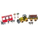 Игровой набор OTAMANKO Веселый хутор (трактор и молочная ферма с коровами)