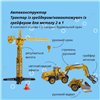 Машинка-конструктор OTAMANKO АВТОКОНСТРУКТОР Трактор с грейдером/погрузчик с грейфером для металла 2 в 1