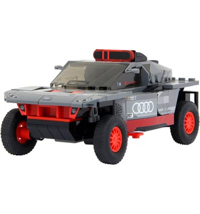 Машинка-конструктор Rastar Bricks Audi RS Q e-tron 1:30 Серый
