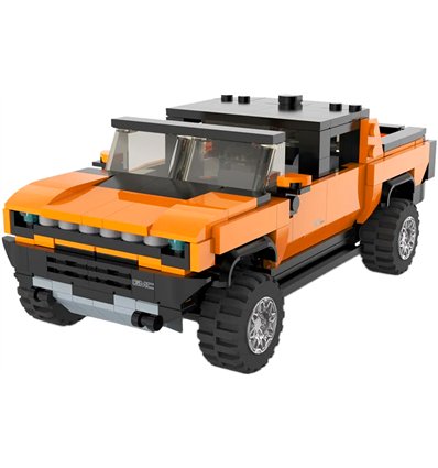 Машинка-конструктор Rastar Bricks Hummer EV 1:30 Оранжевый