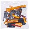 Конструктор ZIPP Toys "Поезд DPK32 с рельсами". Цвет: желтый
