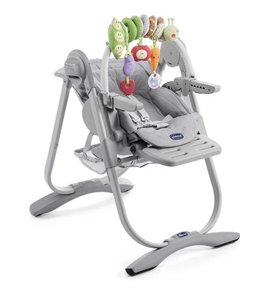 Стільчик для годування Chicco Polly Magic Light Grey