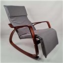 Кресло качалка Avko ARC001 Walnut Grey