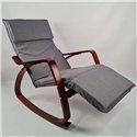 Кресло качалка Avko ARC001 Walnut Grey