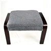 Кресло для отдыха Avko ARC011 Walnut Grey с подножкой для ног