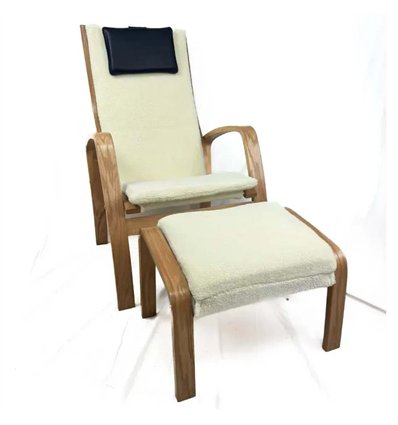 Кресло для отдыха Avko ARC013 Natural Beige с подножкой для ног