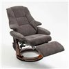 Кресло для отдыха Avko Style ARMH003 DarkGrey с массажем, подогревом и подставкой для ног