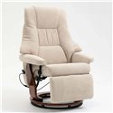 Крісло для відпочинку Avko Style ARMH 001 Beige з масажем, підігрівом і підставкою для ніг