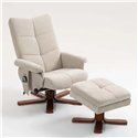 Кресло для отдыха Avko Style ARMH 010 Beige с массажем, подогревом и подножкой
