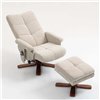 Кресло для отдыха Avko Style ARMH 010 Beige с массажем, подогревом и подножкой