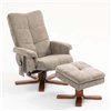 Кресло для отдыха Avko Style ARMH 020 Cappuccino с массажем, подогревом и подножкой