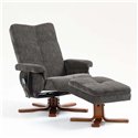 Кресло для отдыха Avko Style ARMH 030 Dark Grey с массажем, подогревом и подножкой