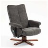 Кресло для отдыха Avko Style ARMH 030 Dark Grey с массажем, подогревом и подножкой