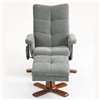 Крісло для відпочинку Avko Style ARMH 040 Grey з масажем, підігрівом і підніжкою