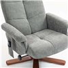 Кресло для отдыха Avko Style ARMH 040 Grey с массажем, подогревом и подножкой