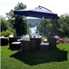 Зонтик садовый угловой с наклоном FunFit Garden 3052 Blue 3 м. + чехол