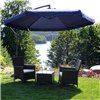 Зонтик садовый угловой с наклоном FunFit Garden 3052 Blue 3 м. + чехол
