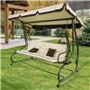 Садовая 4 местная качеля Avko Relax Plus ARSC18733 Beige