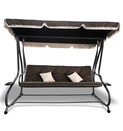 Садовая 4 местная качеля Avko Relax Plus ARSC18722 Brown