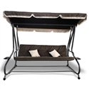 Садовая 4 местная качеля Avko Relax Plus ARSC18722 Brown