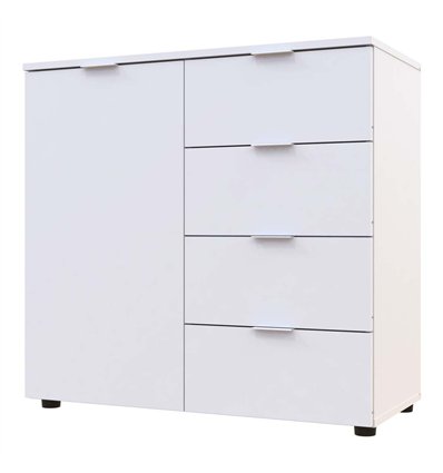 Комод Doros Рон 1, 4 ящика + 1 дверца Белый