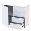 Комод Doros Рон 1, 4 ящика + 1 дверца Белый