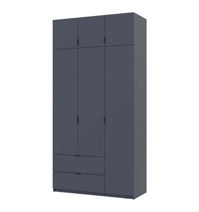 Шафа Doros Лукас, 3+2 з антресоллю 120Х50Х240 Графіт