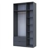 Шафа Doros Лукас, 3+2 з антресоллю 120Х50Х240 Графіт