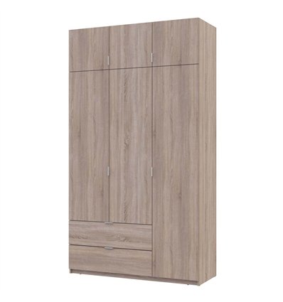 Шкаф Doros Лукас, 3+2 с антресолью 135Х50Х240 Дуб Сонома