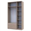Шкаф Doros Лукас, 3+2 с антресолью 135Х50Х240 Дуб Сонома