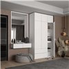 Шкаф Doros Лукас, 3+2 с антресолью 135Х50Х240 Дуб Сонома