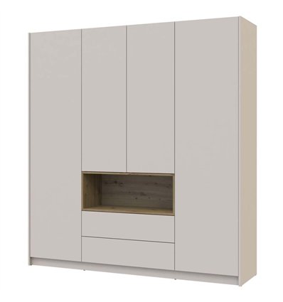 Шафа Doros Дейл, 4+2 з нішею Кашемір/Дуб Артізан