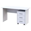 Стол офисный Doros Т3 с тумбой 120х60 Белый