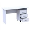 Стол офисный Doros Т3 с тумбой 120х60 Белый