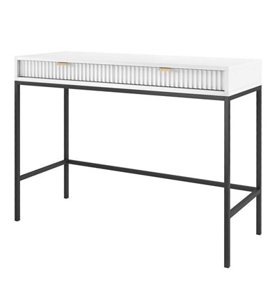 Туалетный стол Perfect Home Nova T104 Белый/черные ножки