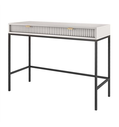 Туалетный стол Perfect Home Nova T104 Серый/черные ножки