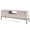 Комод-тумба під ТВ Perfect Home Nova RTV154 2D1S Кашимір з чорними ніжками
